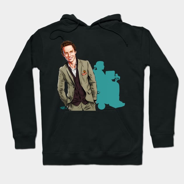 Eddie Redmayne - An illustration by Paul Cemmick Hoodie by PLAYDIGITAL2020